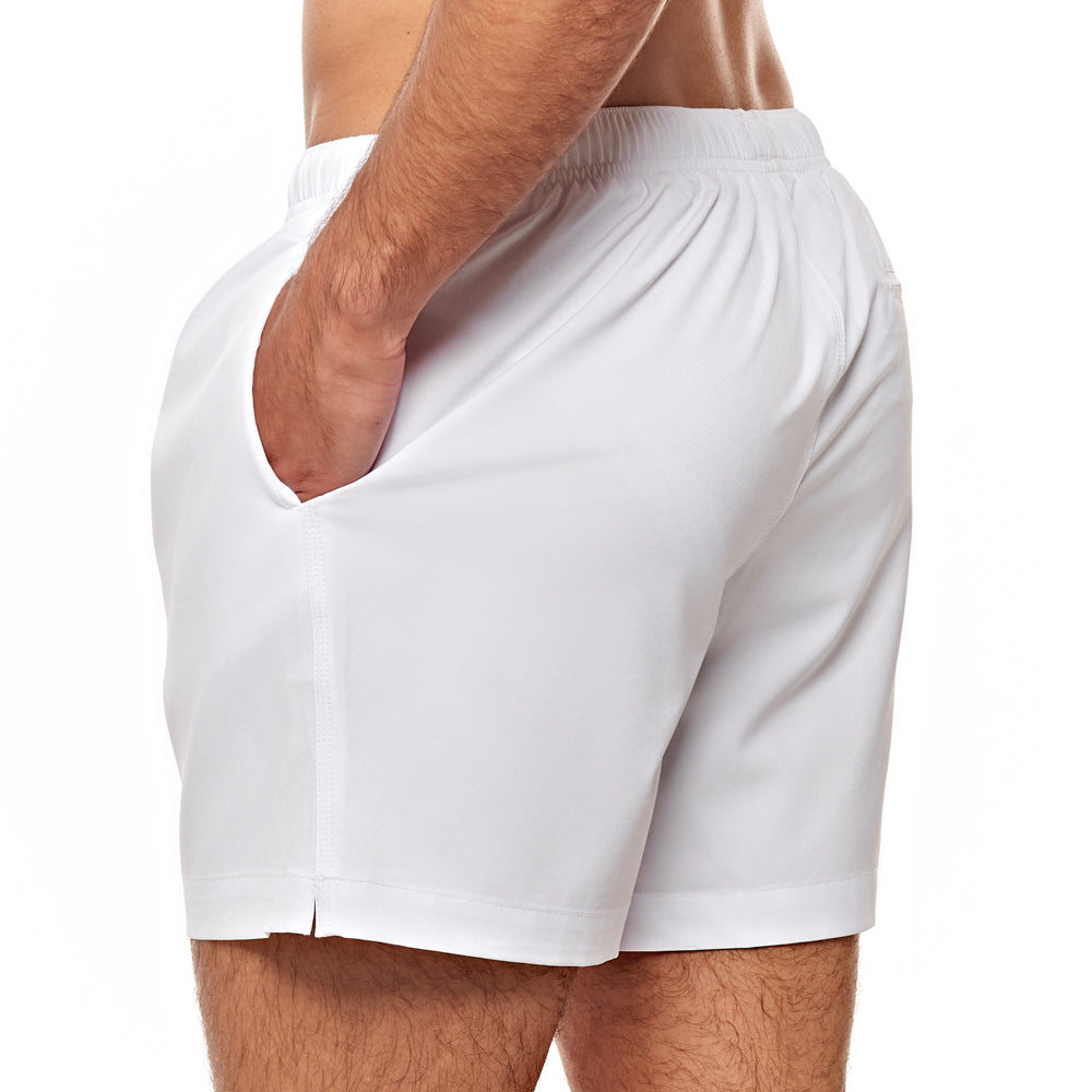 5.5" Truro Swim Short - White