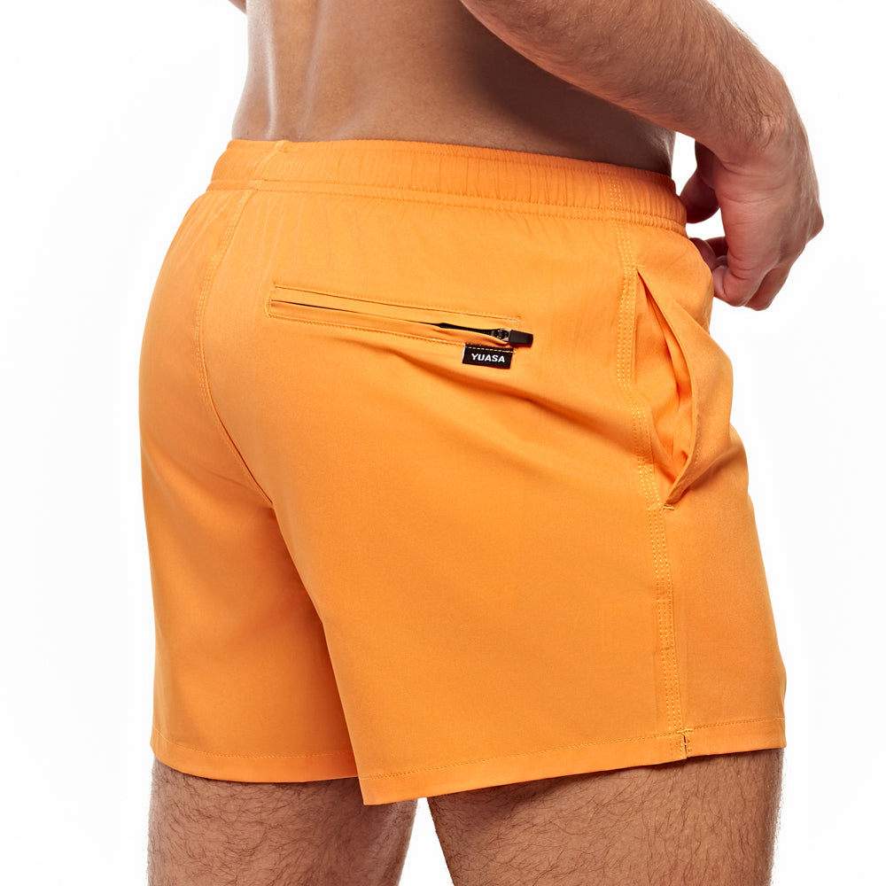 3.5" Pines Swim Short - Zinnia