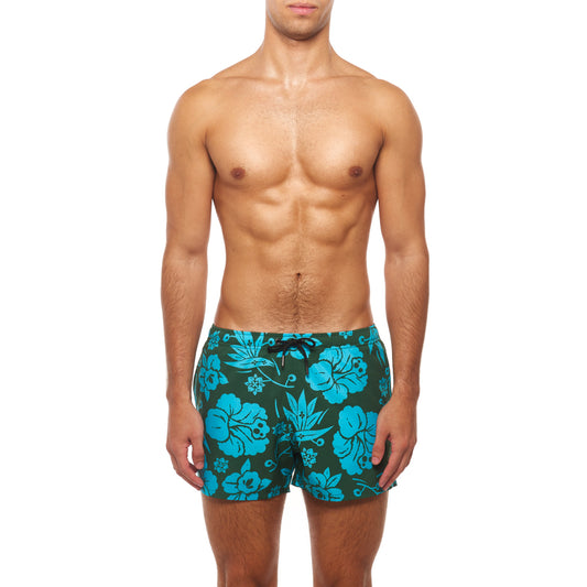 3.5" Pines Swim Short - Douglas Fir, Green