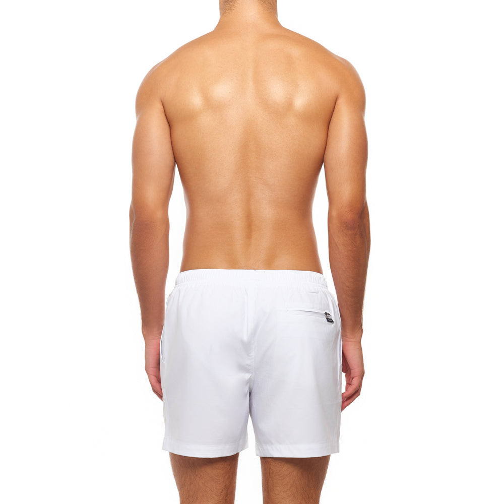 5.5" Truro Swim Short - White