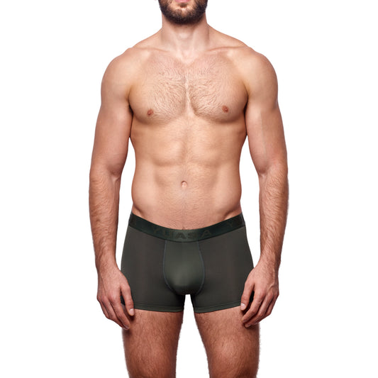 Carbon Mesh Tagless Trunk Olive Green