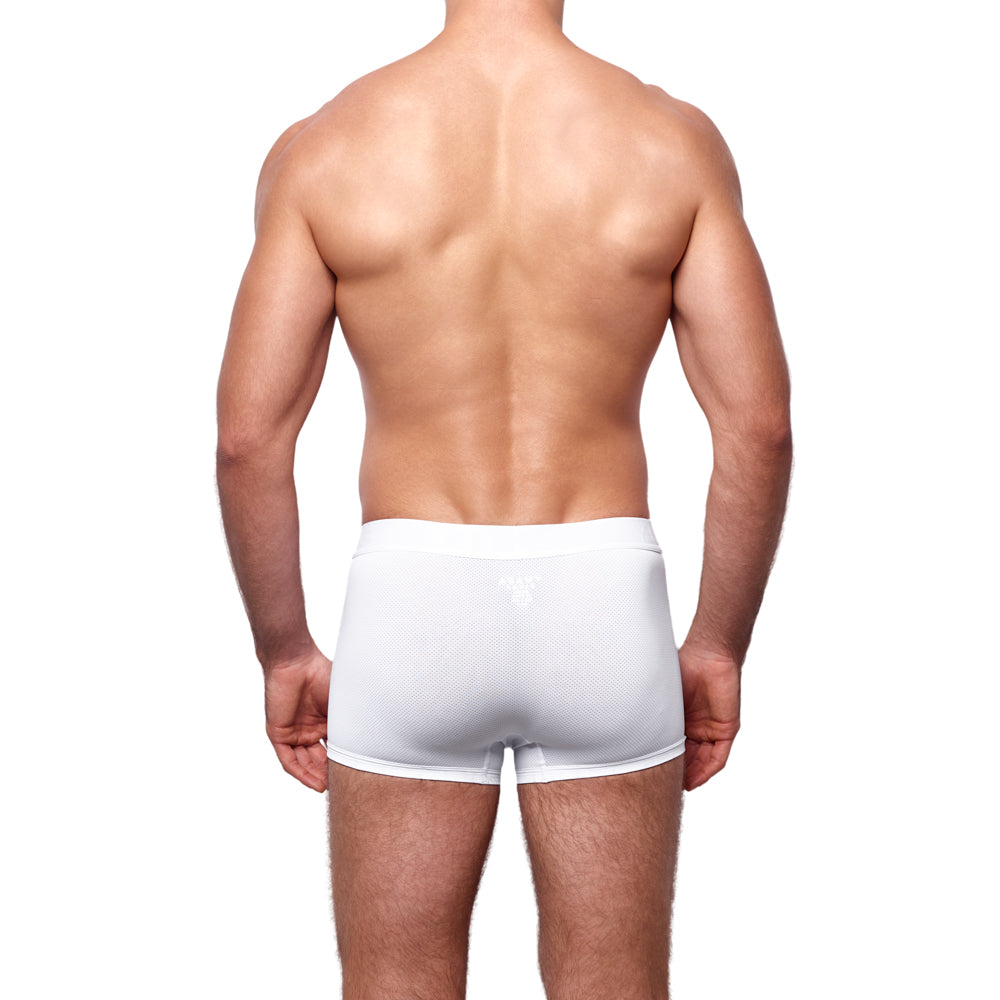Carbon Mesh Tagless Trunk Optic White