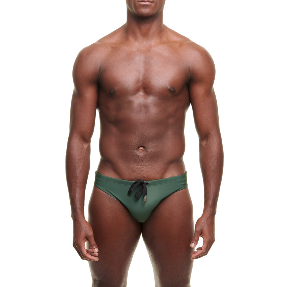 Slim Swim Brief - Forest Green