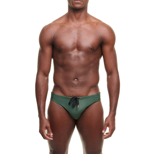 Slim Swim Brief - Forest Green