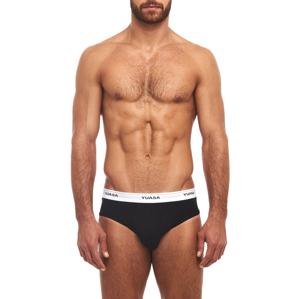 Lyocell Hip Brief - Black