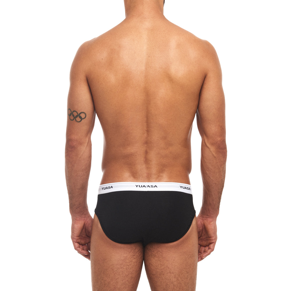 Lyocell Hip Brief - Black