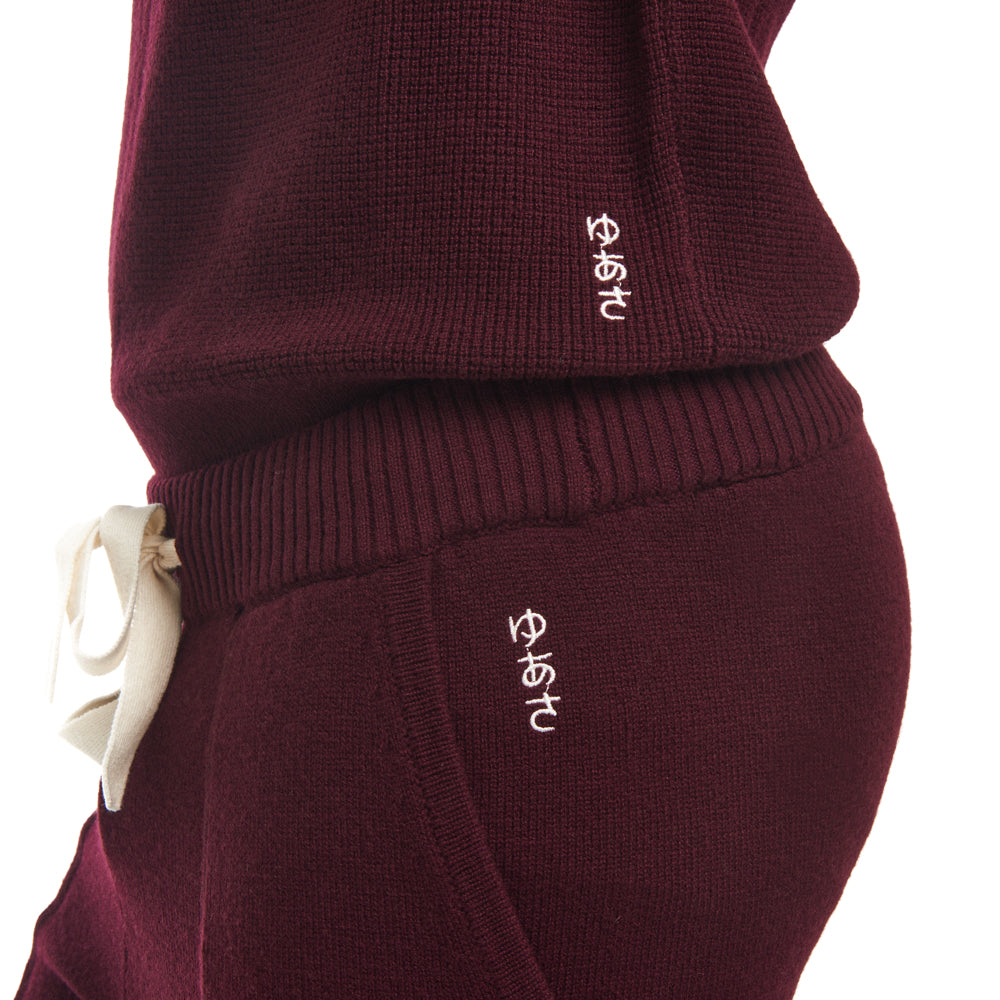 Two-Ply Merino Wool Joggers - Ranchero Red