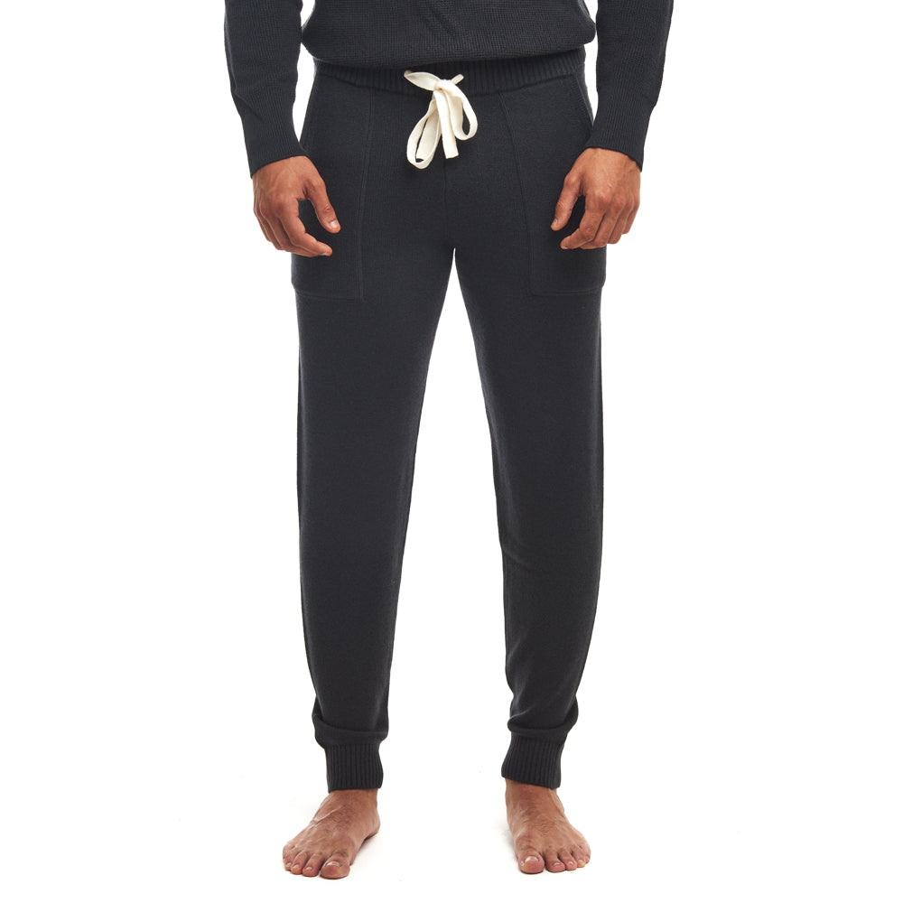 Two-Ply Merino Wool Joggers - Clamshell Blue