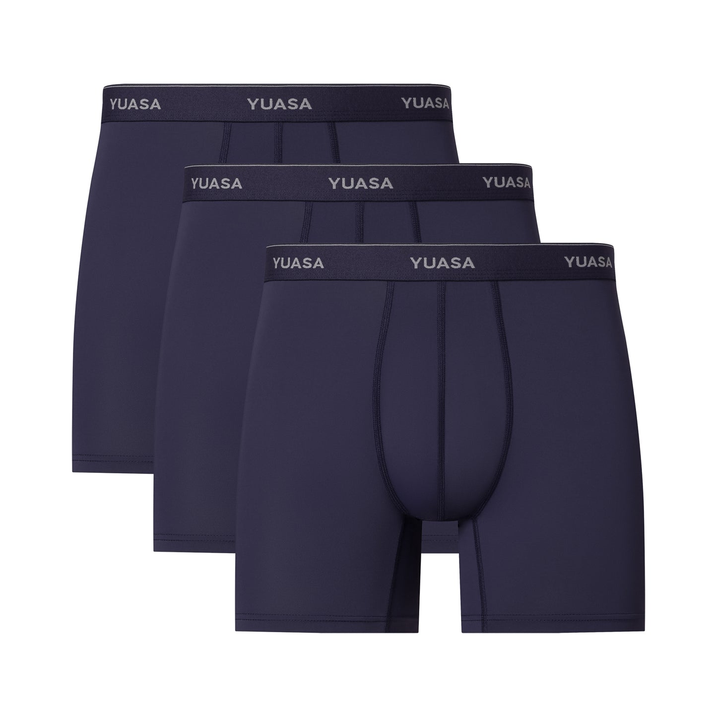 Everyday Performance 5" Boxer Briefs - Blue - 3-Pack