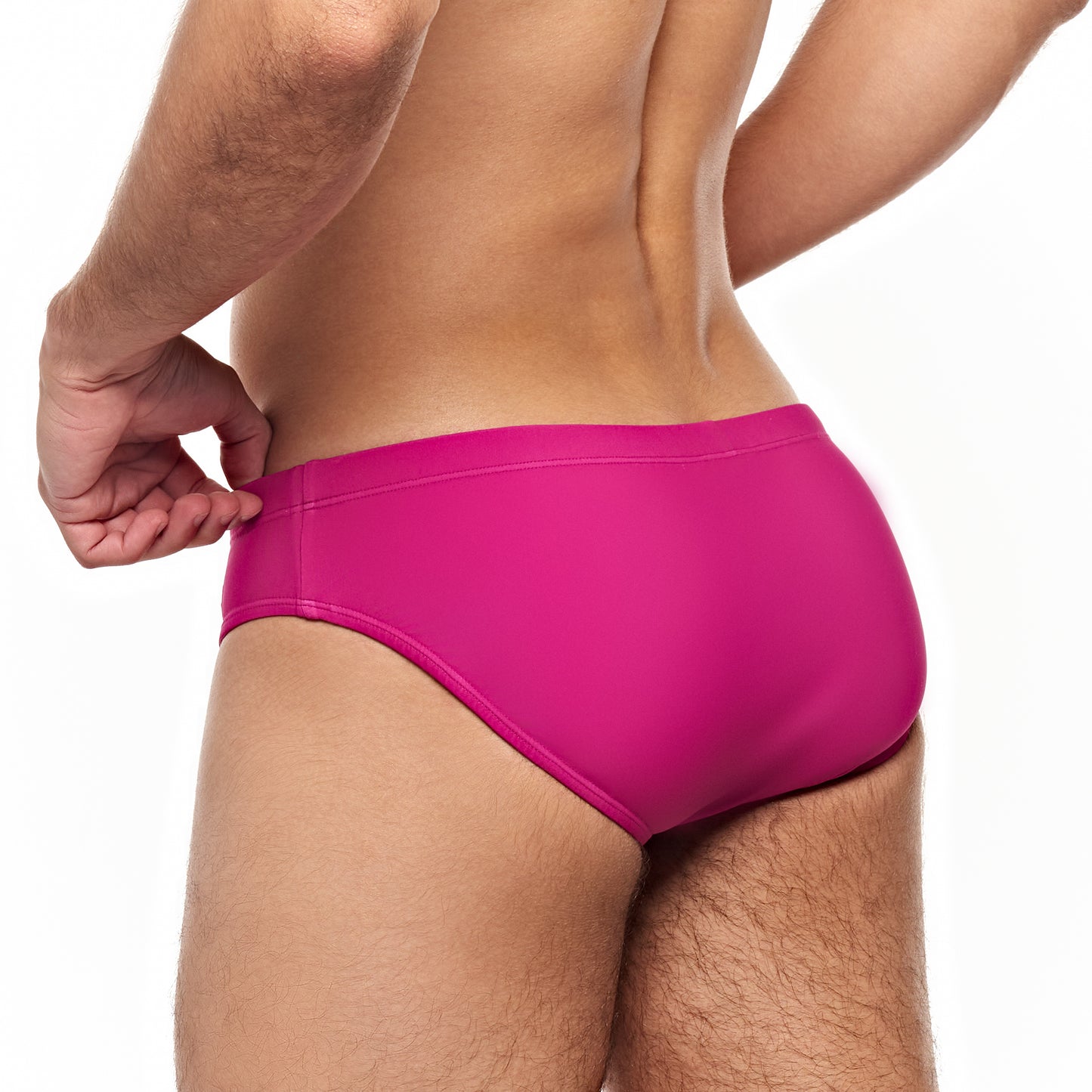 Classic Swim Brief - Raspberry Rose