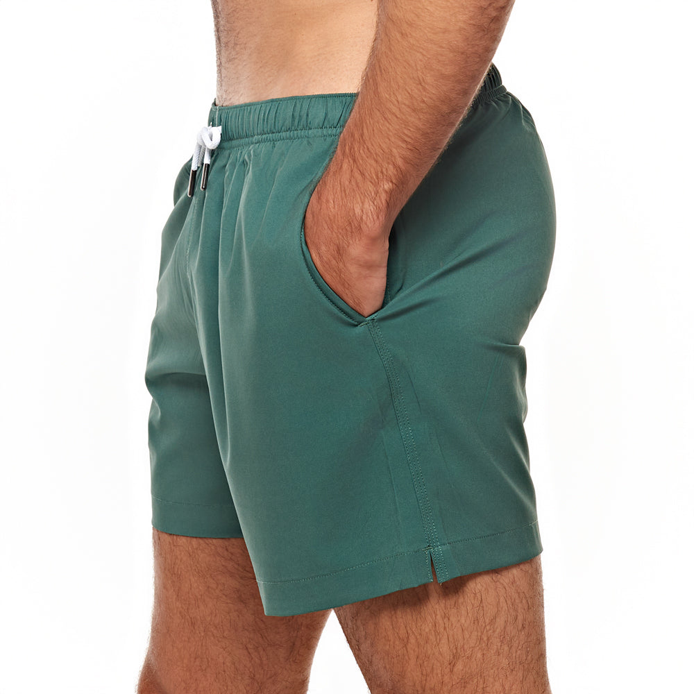 5.5" Truro Swim Short - Frost Green