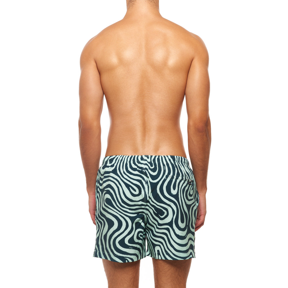 5.5" Truro Swim Short - Summer Dunes, Green