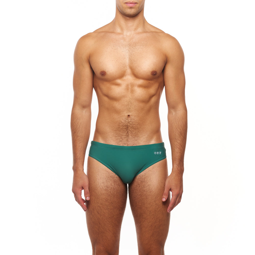 Classic Swim Brief - Frosty Spruce Green