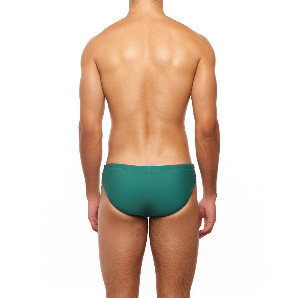 Classic Swim Brief - Frosty Spruce Green