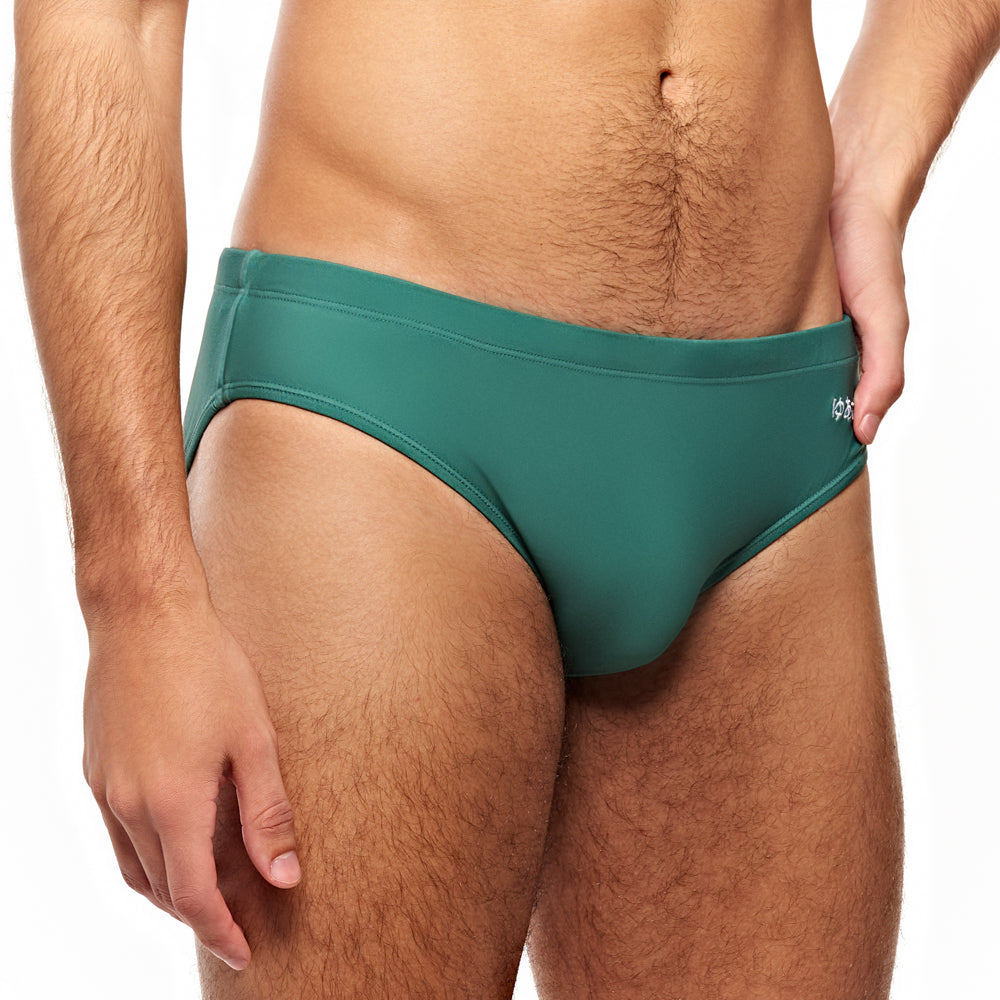 Classic Swim Brief - Frosty Spruce Green