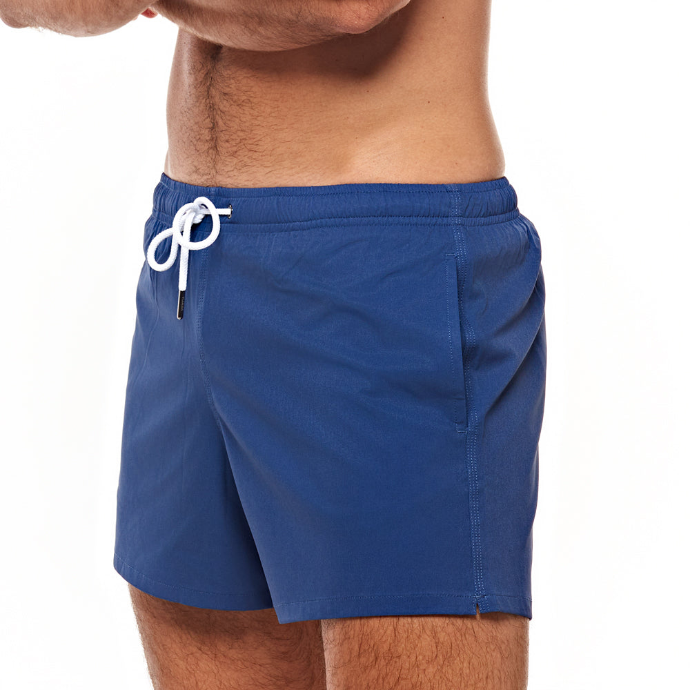 3.5" Pines Swim Short - Ocean Cavern Blue