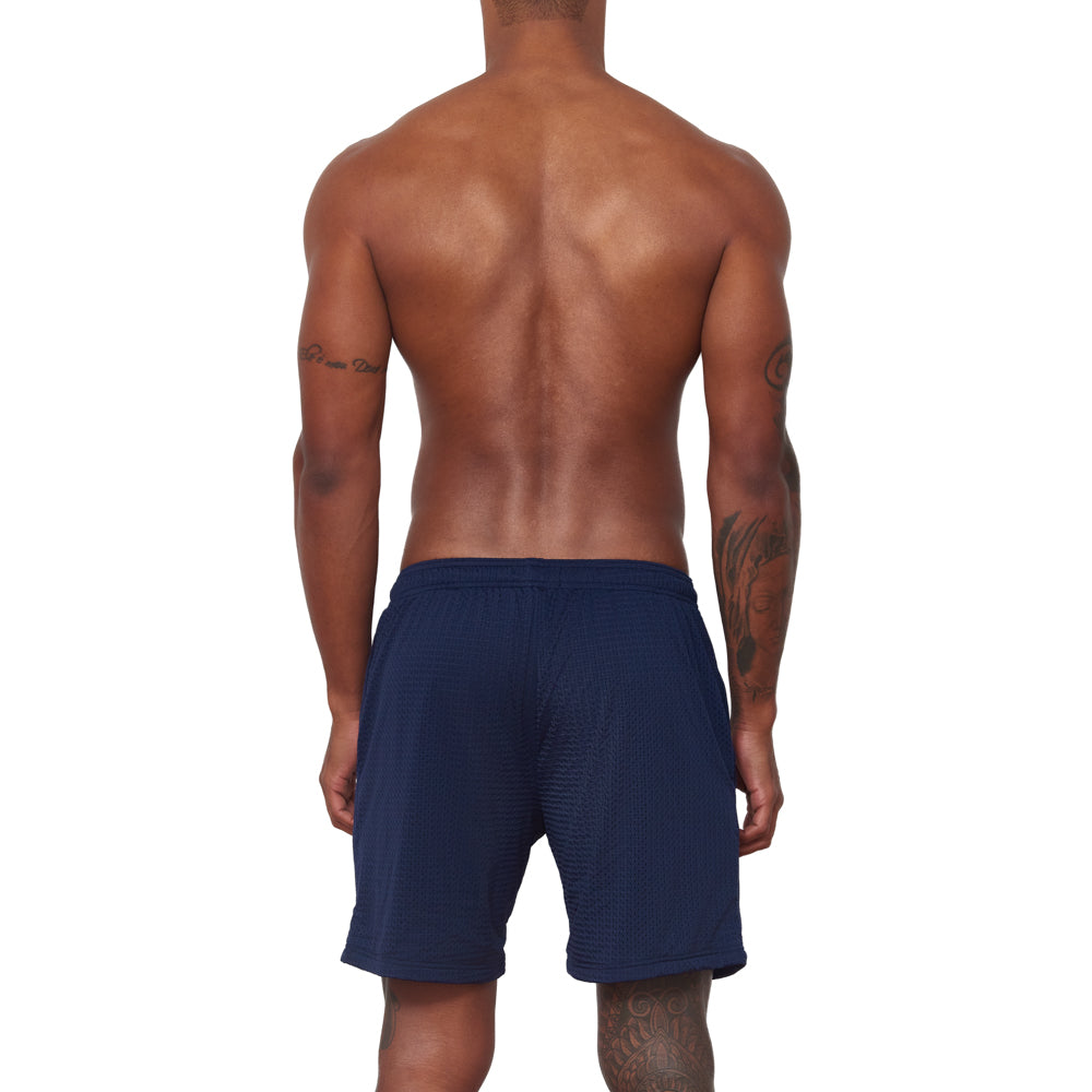 6" Mesh Lounge Short - Navy