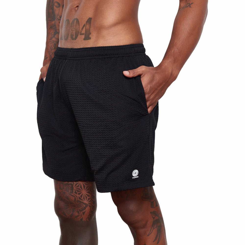 6" Mesh Lounge Short - Black