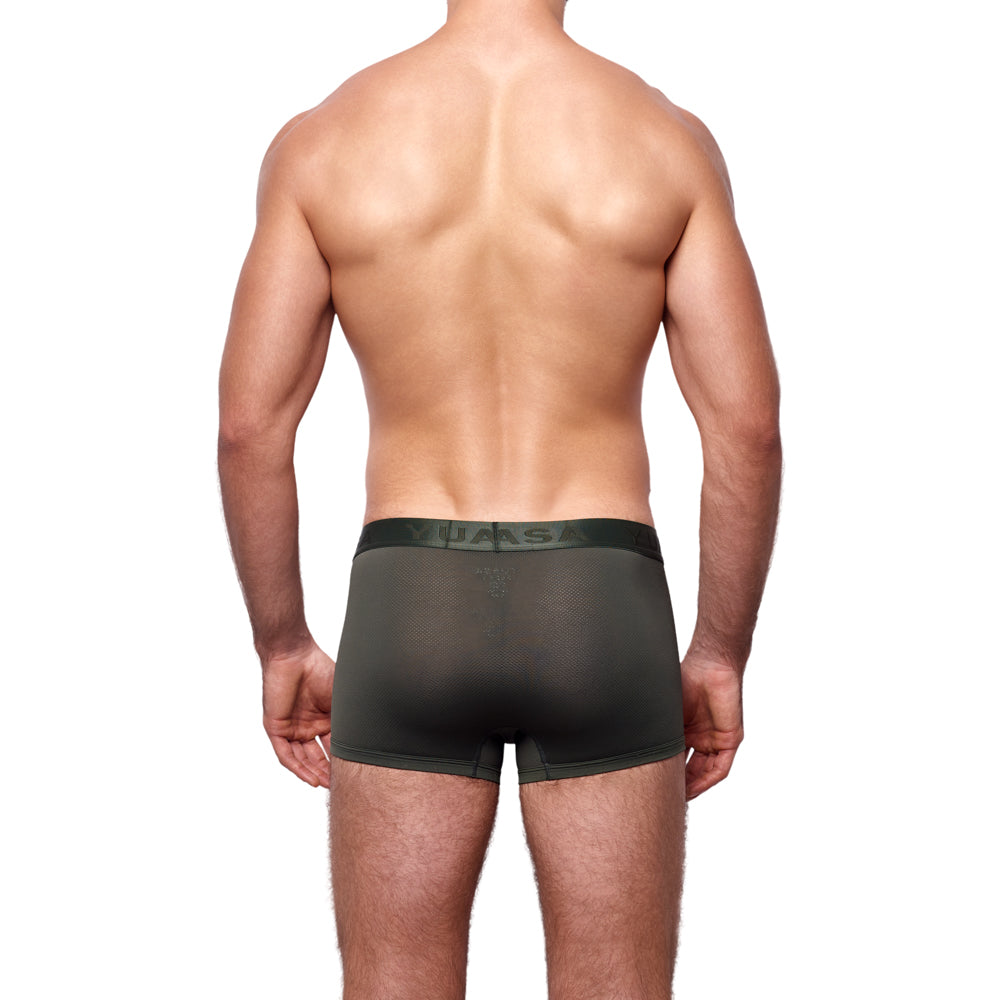 Carbon Mesh Tagless Trunk Olive Green