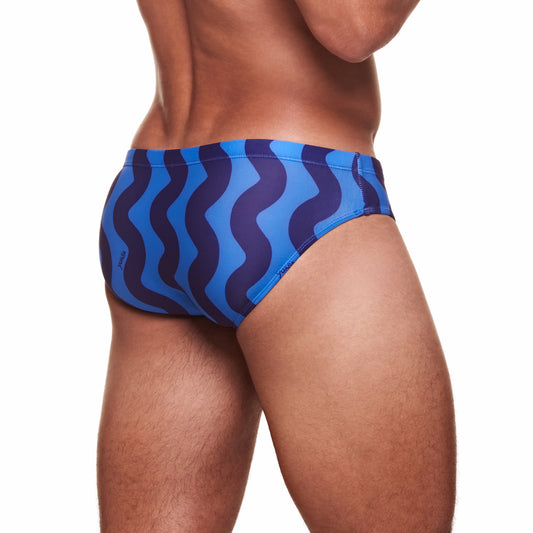 Classic Swim Brief - Waveform - Blue
