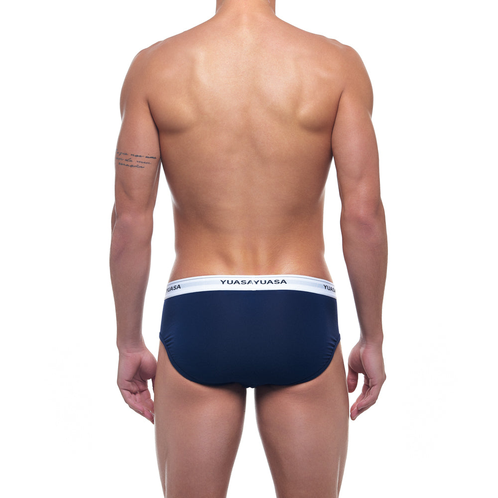 Lyocell Hip Brief - Navy Blue