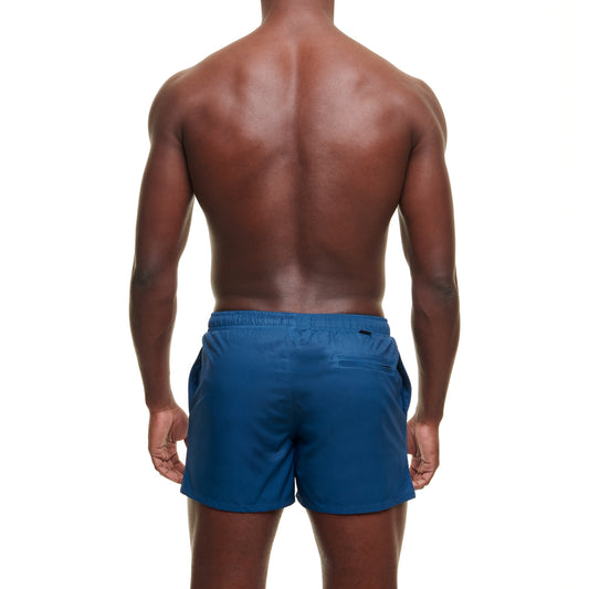 Dark blue swim shorts