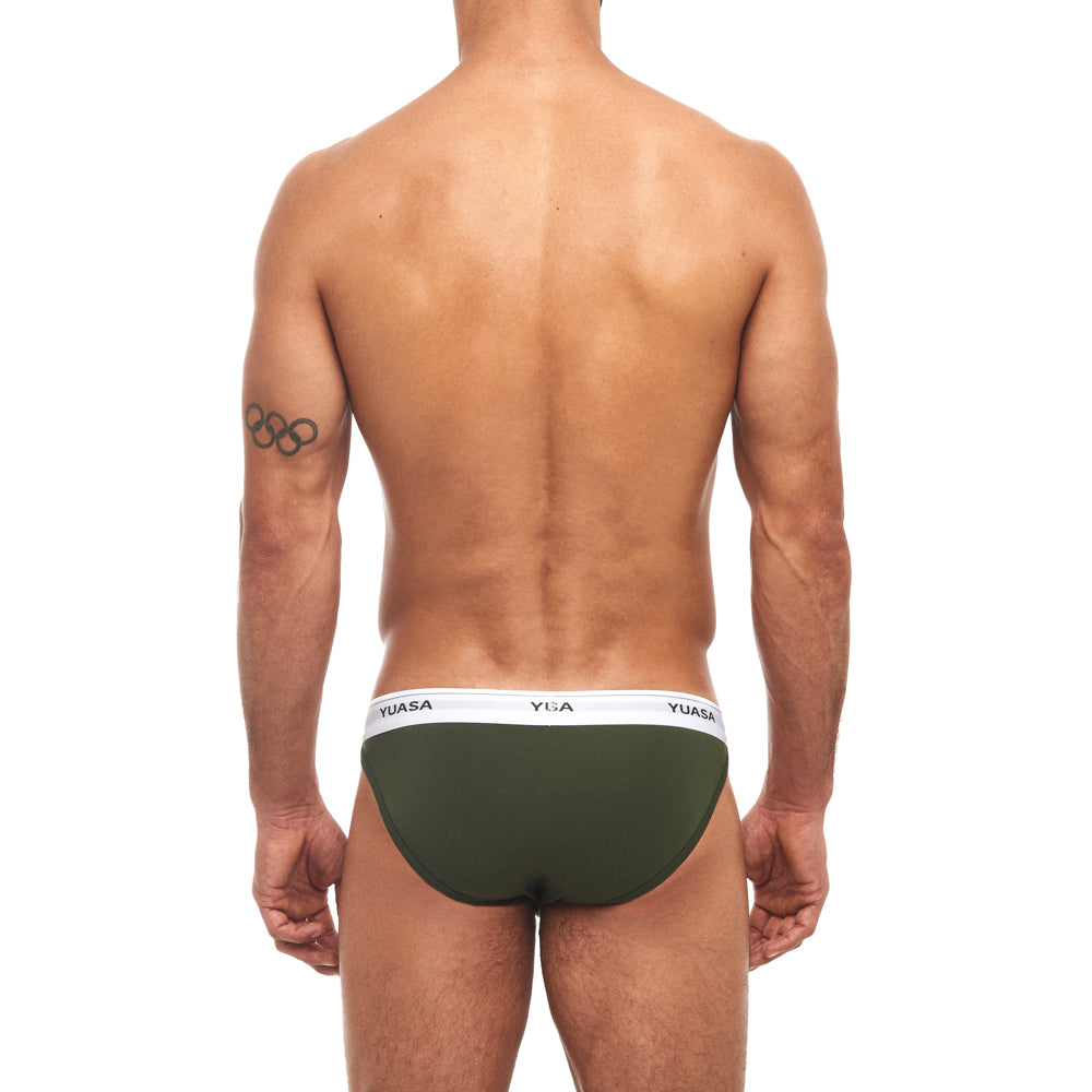 Lyocell Sport Brief - Olive Green