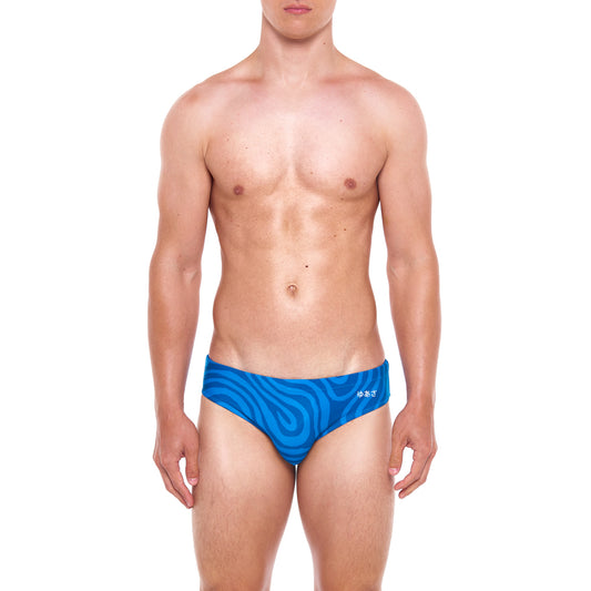 Classic Swim Brief - Summer Dunes, Blue