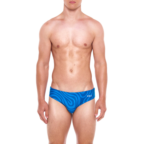 Blue swim briefs outlet