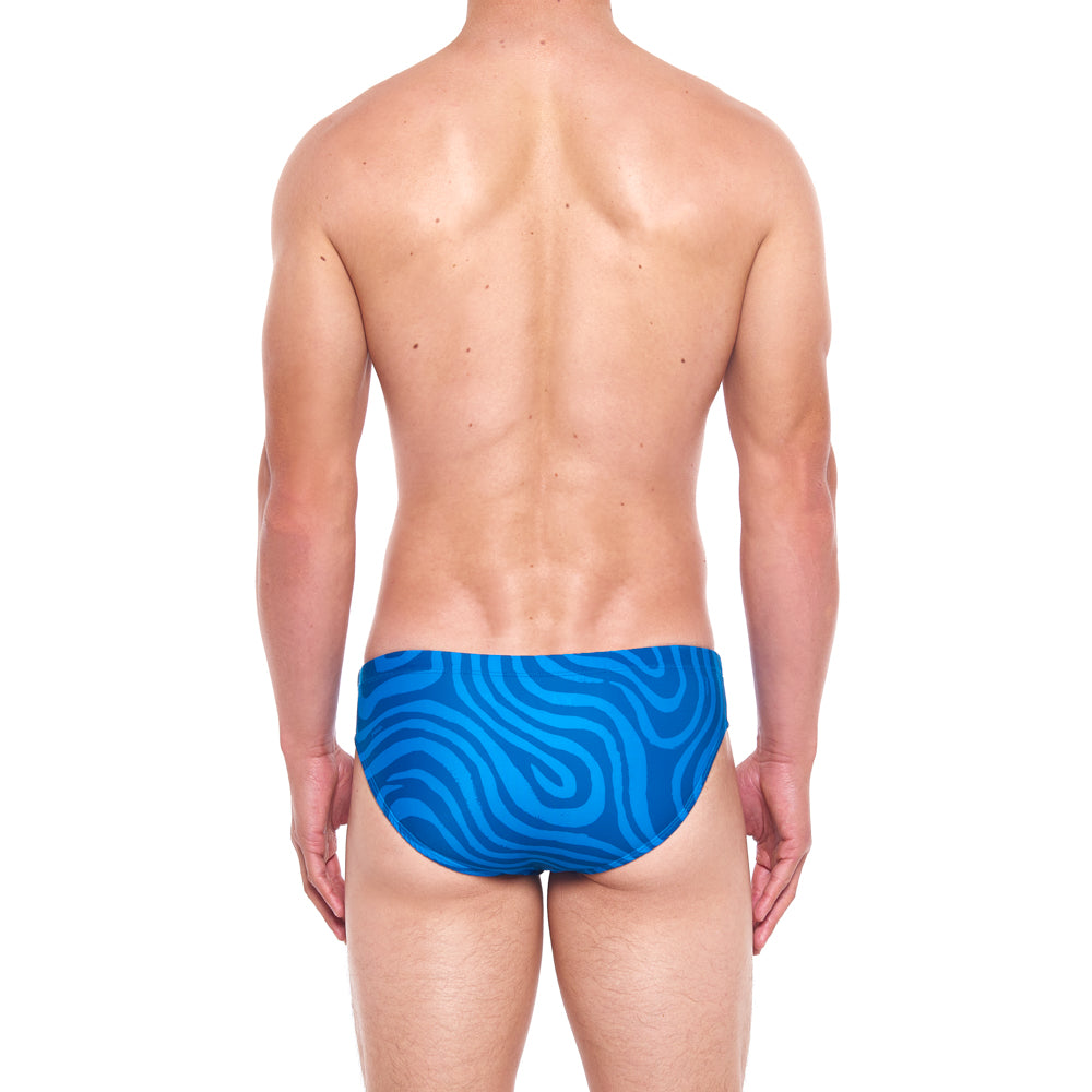 Classic Swim Brief - Summer Dunes, Blue